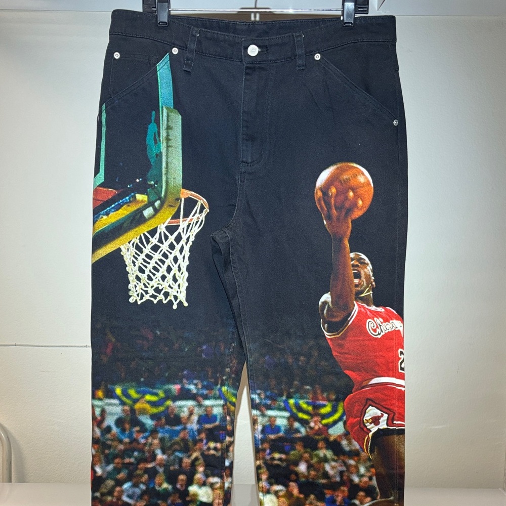 Jordan 1985 Dunk Contest Printed Men’s Canvas Pants / Size 34 / New With Tags